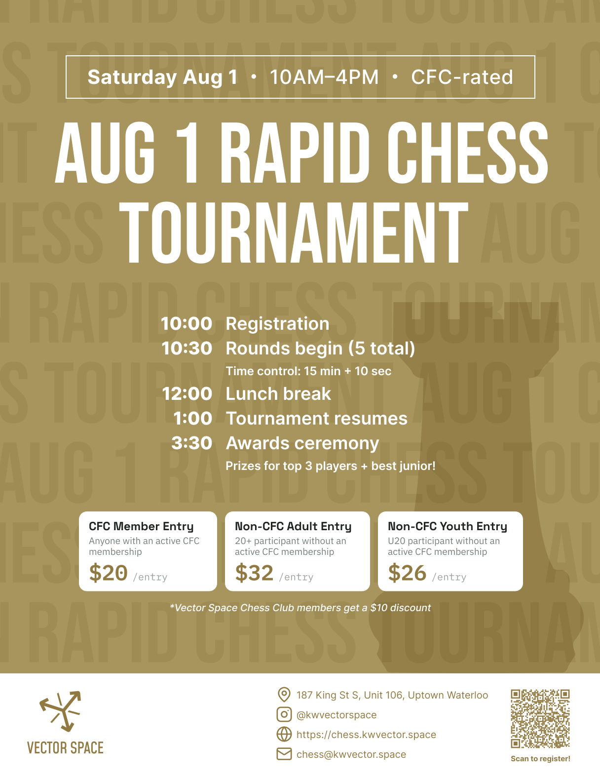 Aug 1 Rapid Open Tournament