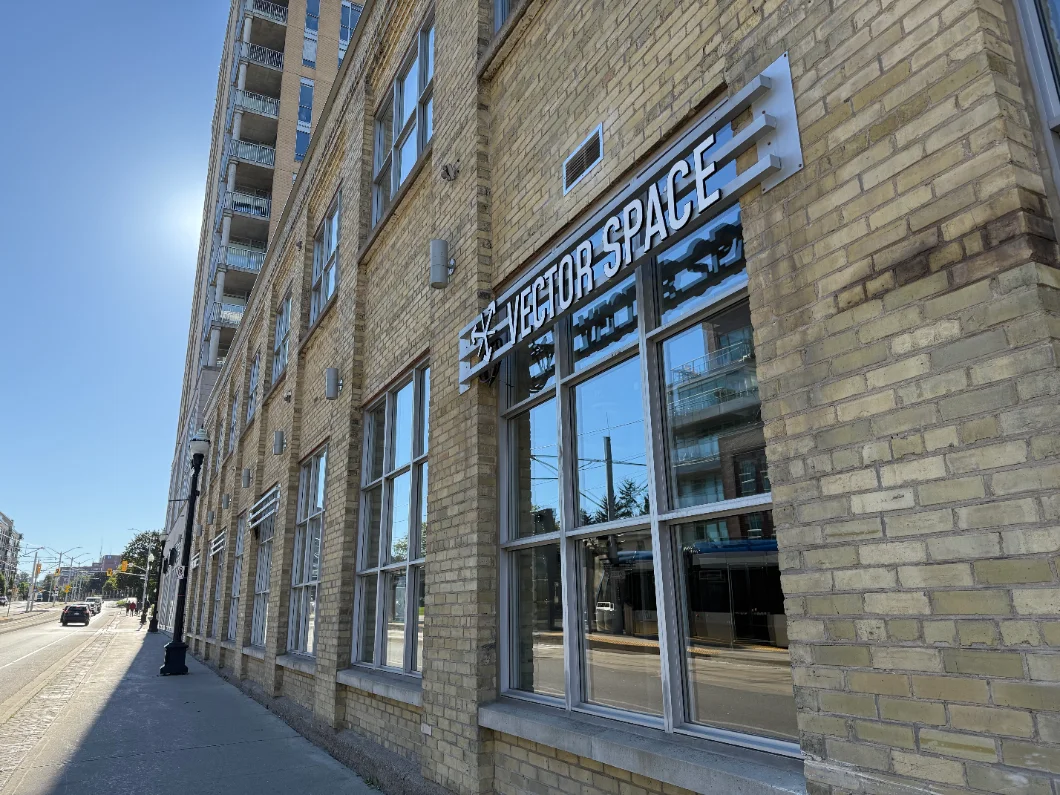 The Vector Space entrance at 187 King Street South, Waterloo